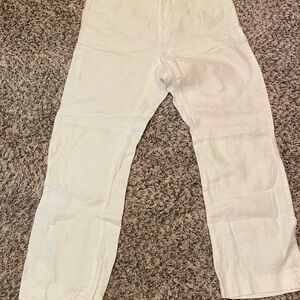 Chic Linen Wide Leg Pants